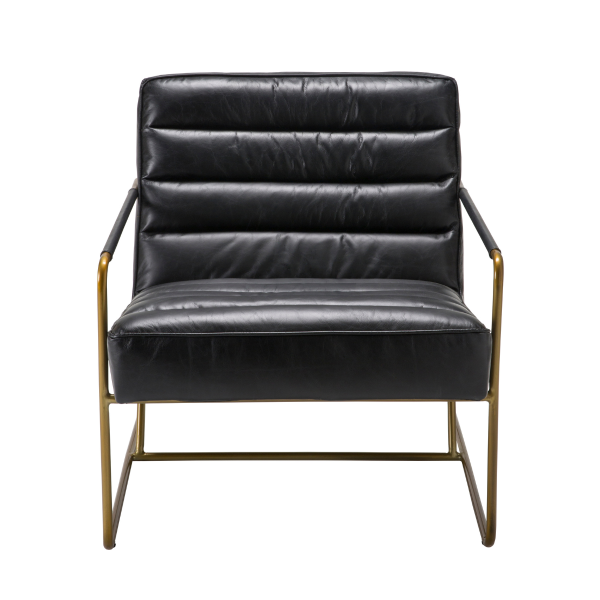 Fauteuil cuir Maranello noir